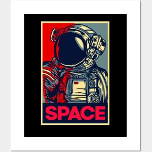 Space Astronaut Posters and Art